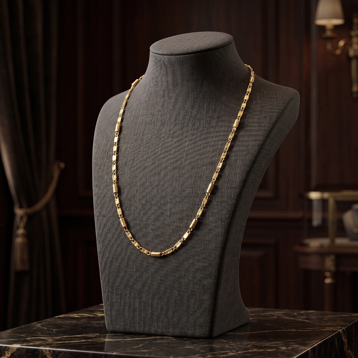 DIVYORO SLEEK CYLINDER LINK CHAIN