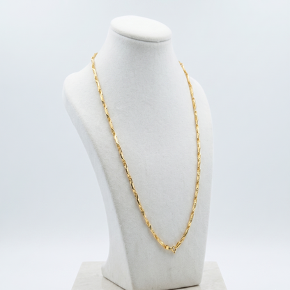 DIVYORO TWISTED WAVE GOLD CHAIN