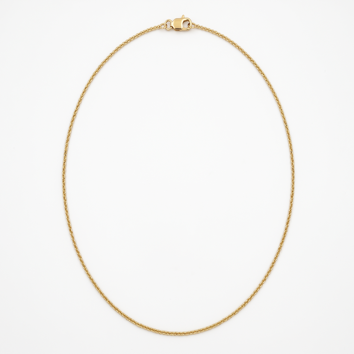 DIVYORO MINIMALIST GOLD CURB CHAIN