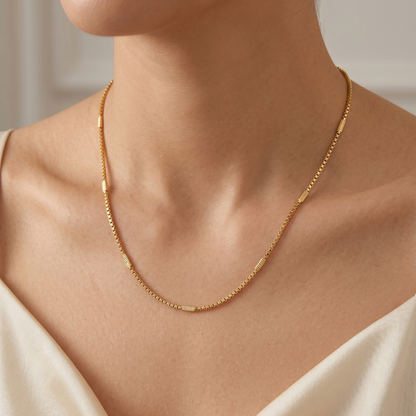 DIVYORO CLASSIC GOLD BOX CHAIN
