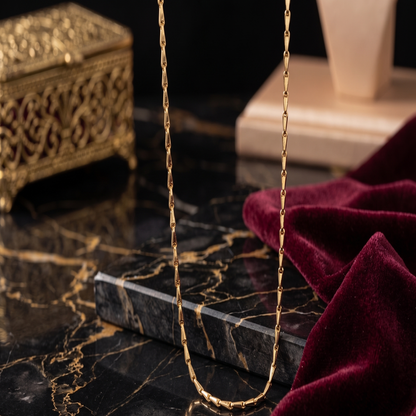 DIVYORO TAPERED BAR LINK CHAIN