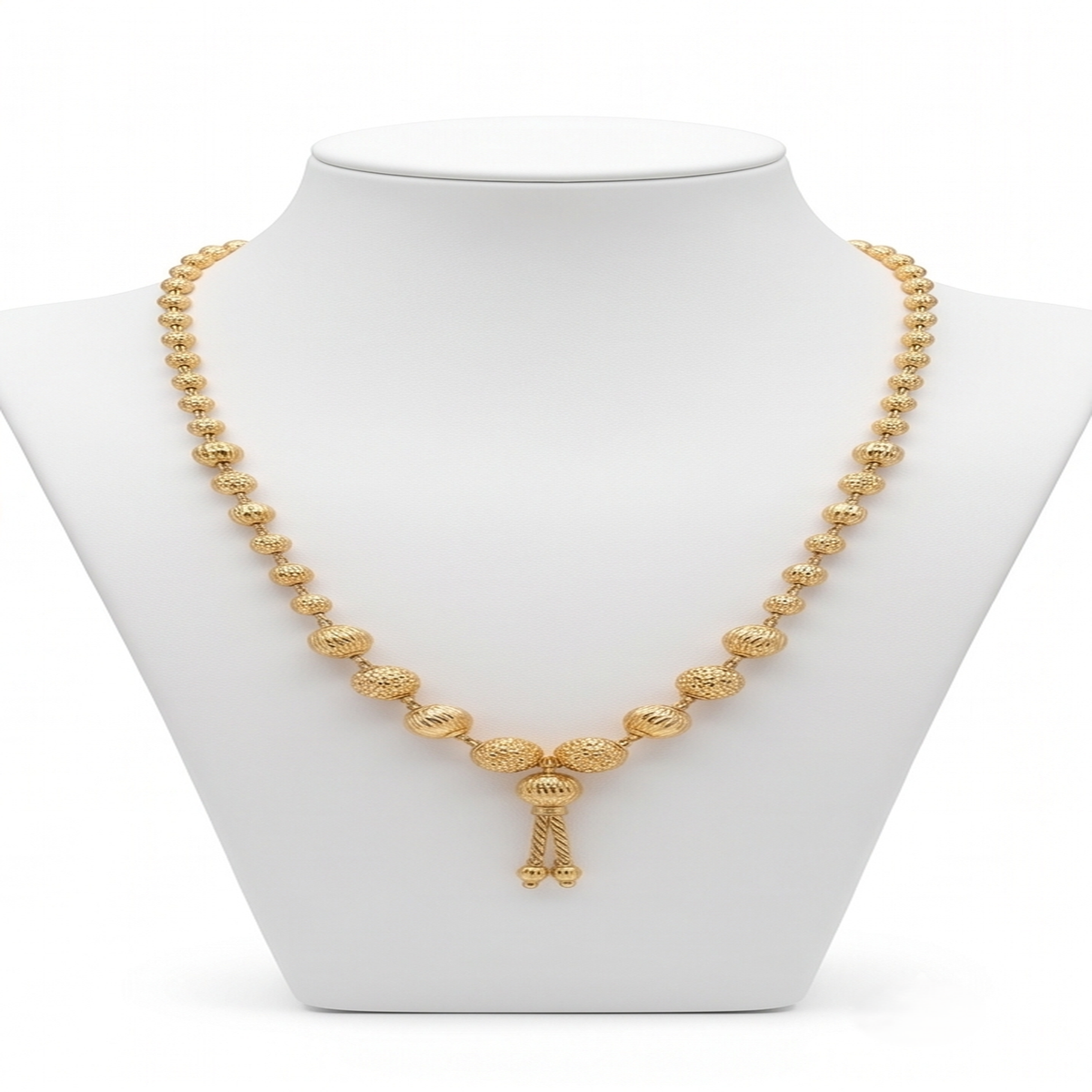 DIVYORO TEXTURED GOLD MATAR MALA