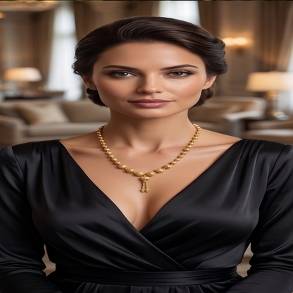 DIVYORO TEXTURED GOLD MATAR MALA