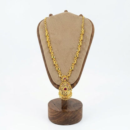 DIVYORO TRADITIONAL GOLD MEDALLION HARAM