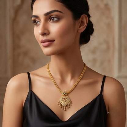 DIVYORO ROYAL CRYSTAL MESH HARAM