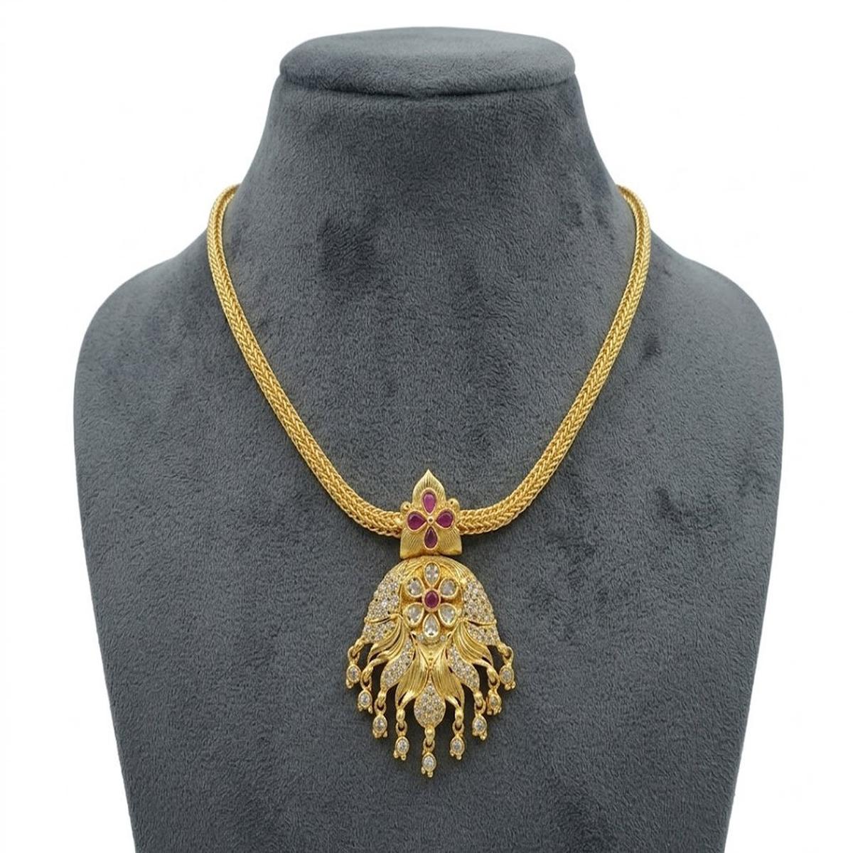 DIVYORO INTRICATE GOLD MESH HARAM