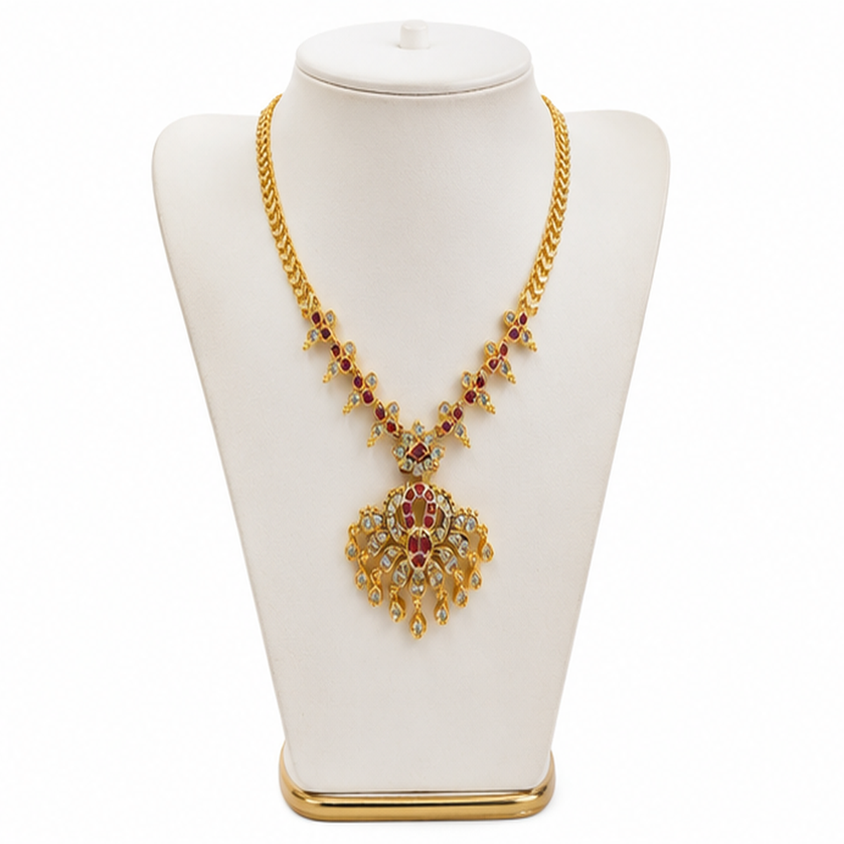 DIVYORO HERITAGE RUBY-STONE NECKLACE