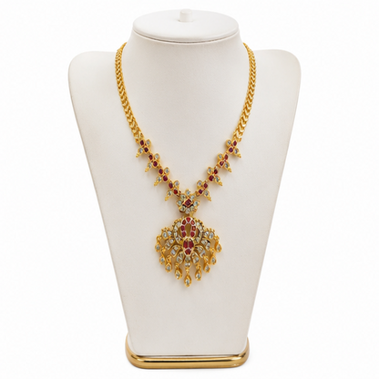 DIVYORO HERITAGE RUBY-STONE NECKLACE