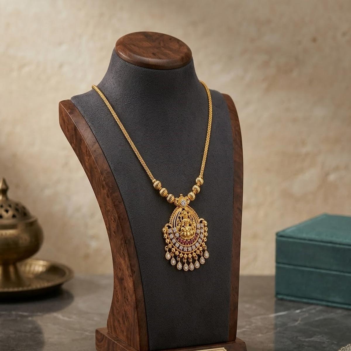 DIVYORO GODDESS LAKSHMI GOLD HARAM
