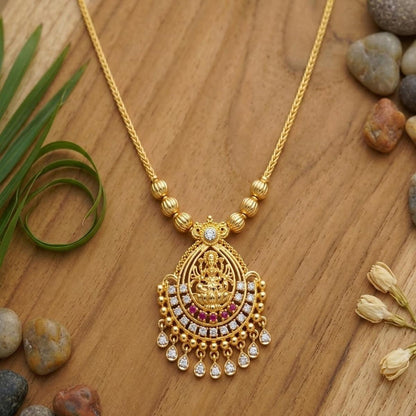 DIVYORO GODDESS LAKSHMI GOLD HARAM