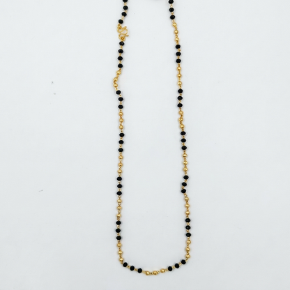 DIVYORO MINIMALIST BLACK BEAD MANGALSUTRA CHAIN