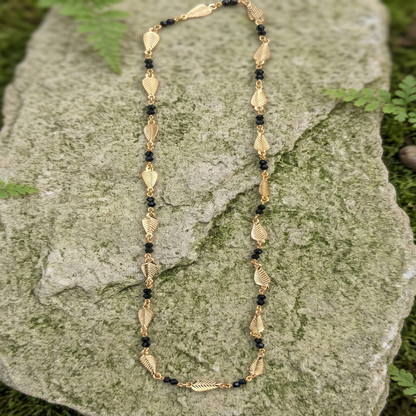 DIVYORO GOLD LEAF MANGALSUTRA CHAIN
