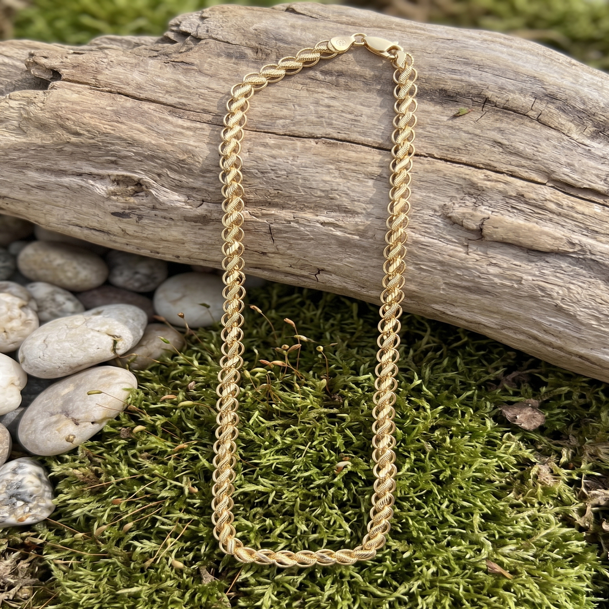 DIVYORO CLASSIC GOLD ROPE CHAIN