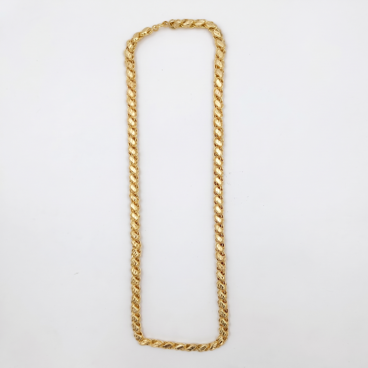 DIVYORO THICK GOLD TWISTER CHAIN