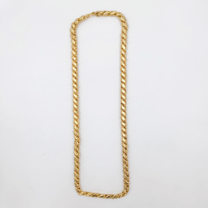 DIVYORO THICK GOLD TWISTER CHAIN