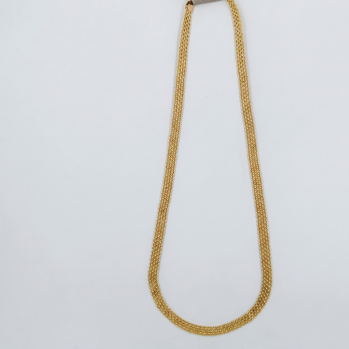 DIVYORO MULTI-ROW GOLD MESH CHAIN