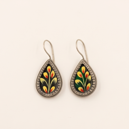 DIVYORO FLORAL HAND-PAINTED TEAR DROPS