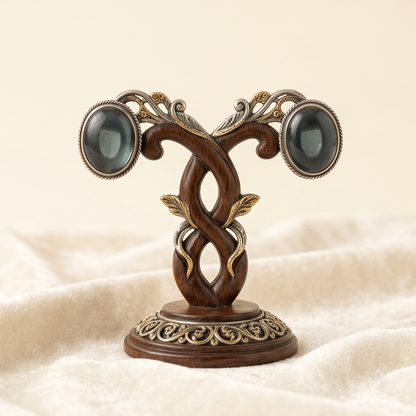 DIVYORO VINTAGE STONE STUDS