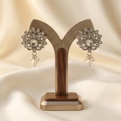 DIVYORO KUNDAN FLORAL DROPS
