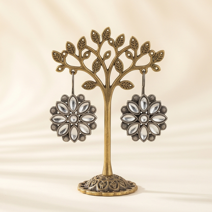 DIVYORO KUNDAN MANDALA STUDS