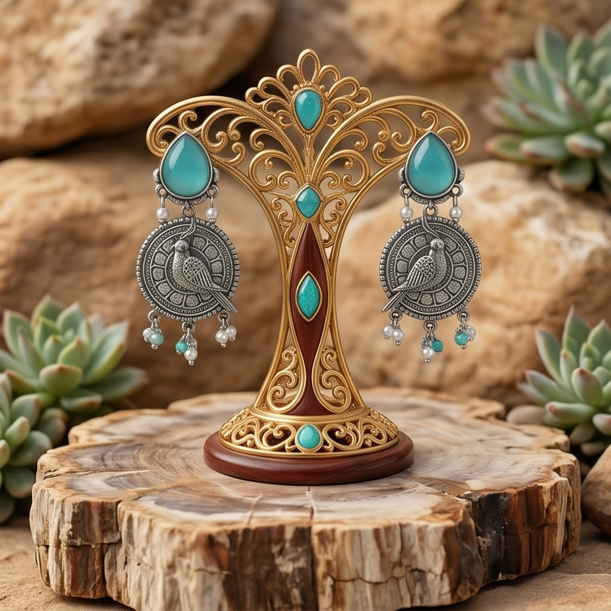 DIVYORO TURQUOISE BIRD DROPS