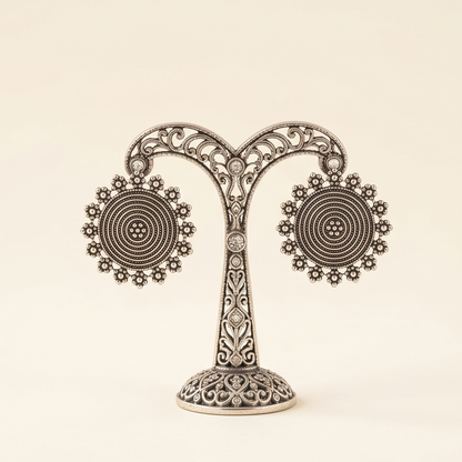 DIVYORO SILVER MEDALLION STUDS