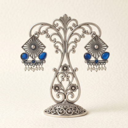 DIVYORO BLUE GEOMETRIC DROPS