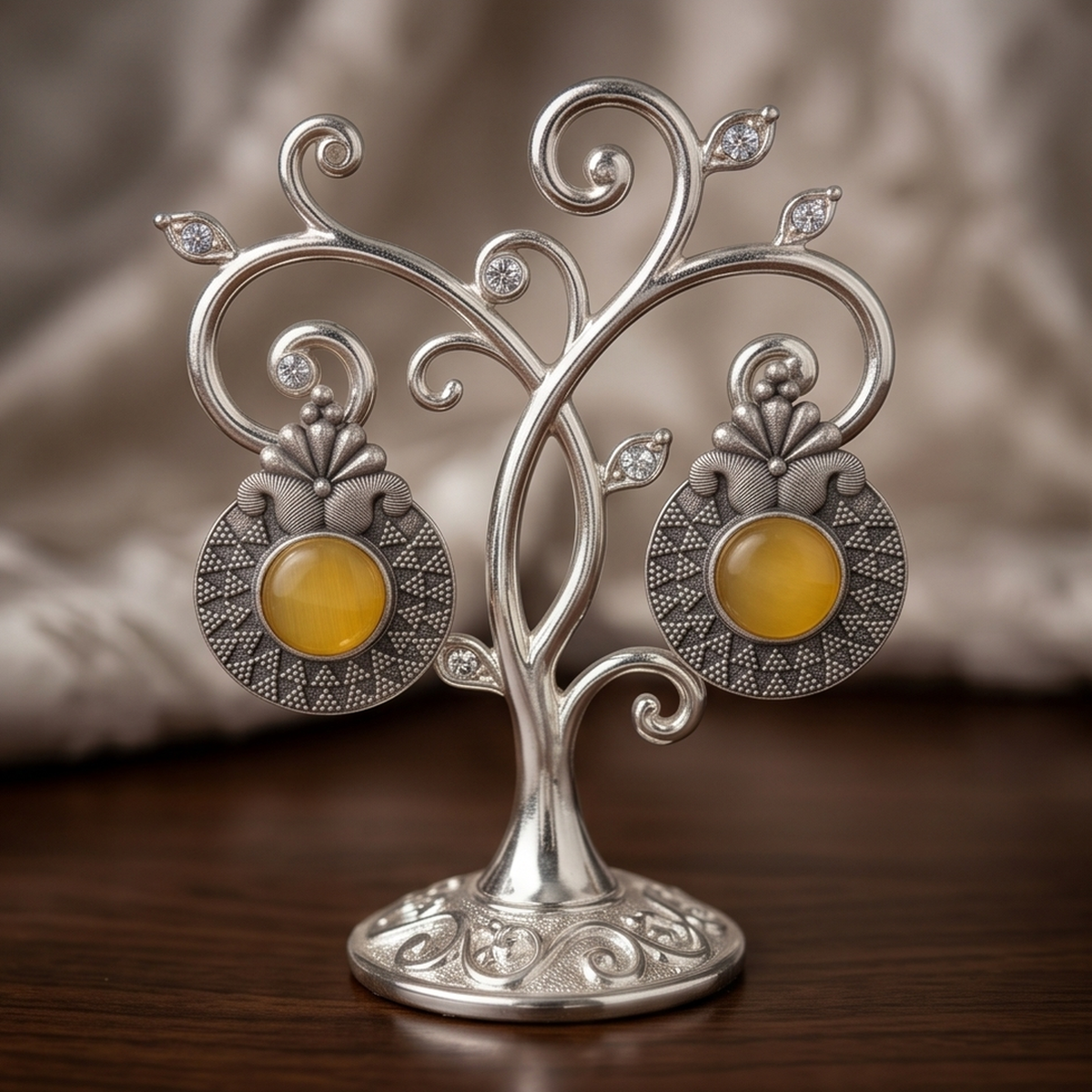 DIVYORO YELLOW ROUND STUDS