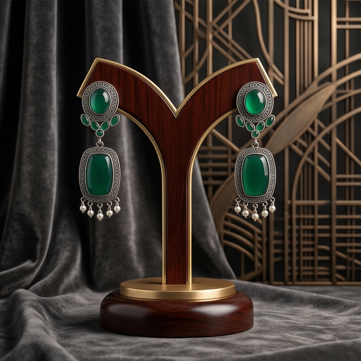 DIVYORO GREEN STATEMENT DROPS