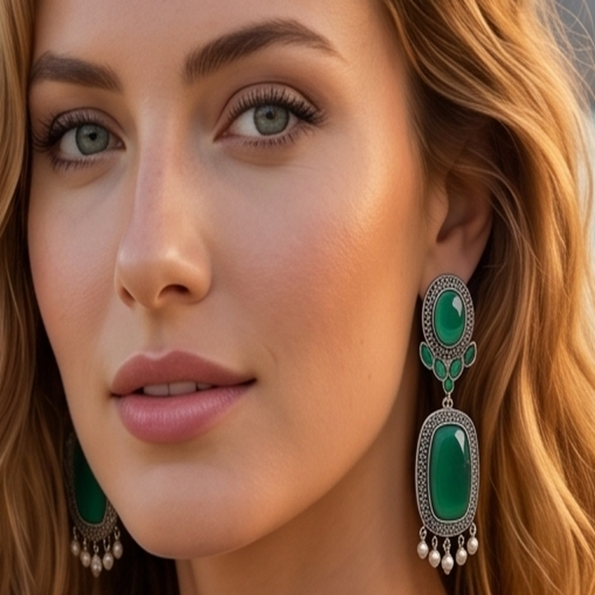DIVYORO GREEN STATEMENT DROPS