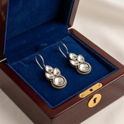 DIVYORO VINTAGE KUNDAN DROPS