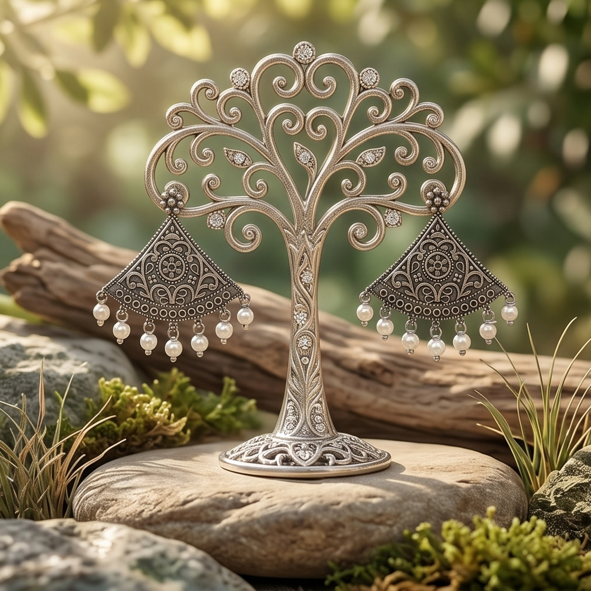 DIVYORO SILVER FILIGREE CHANDELIERS