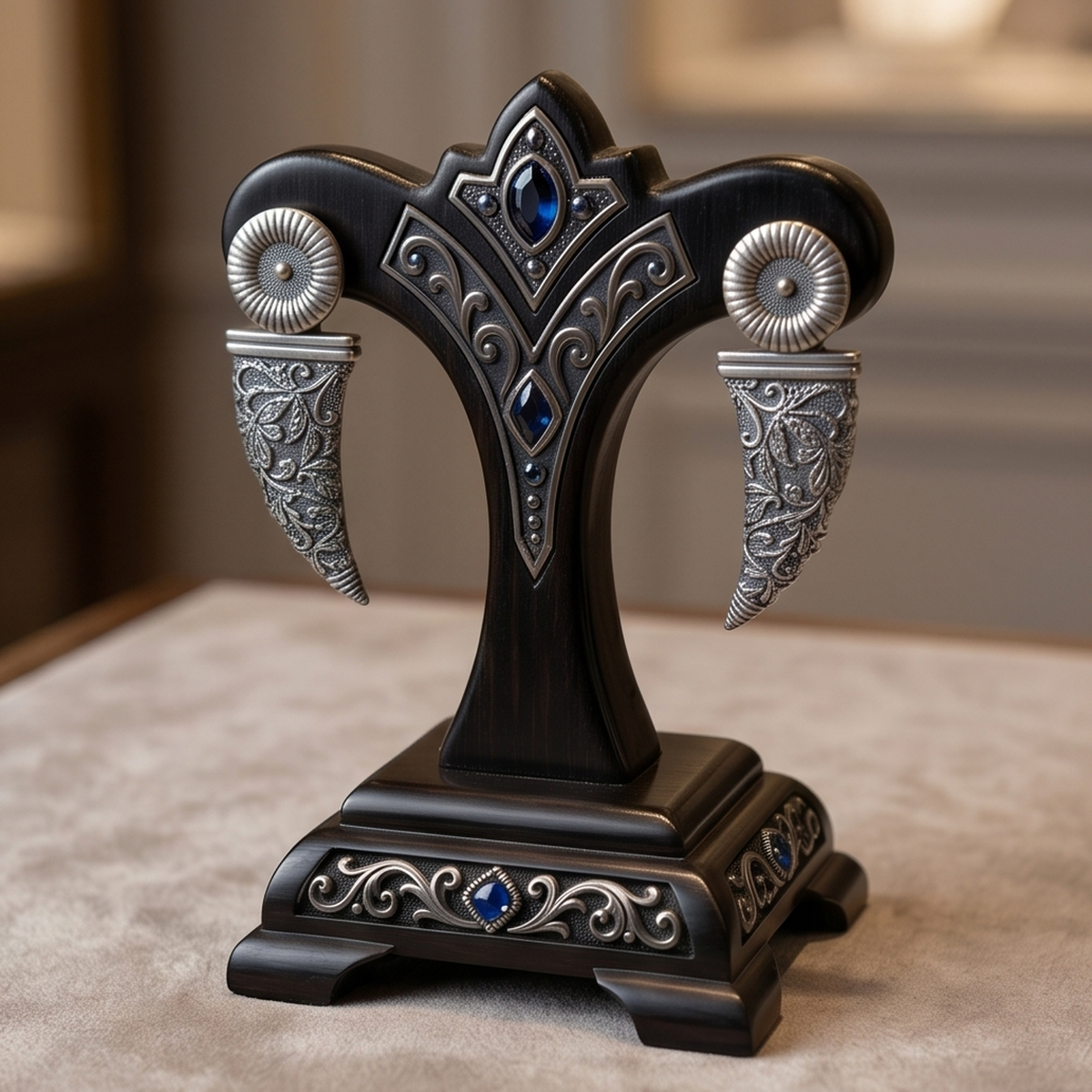 DIVYORO SILVER HORN DROPS