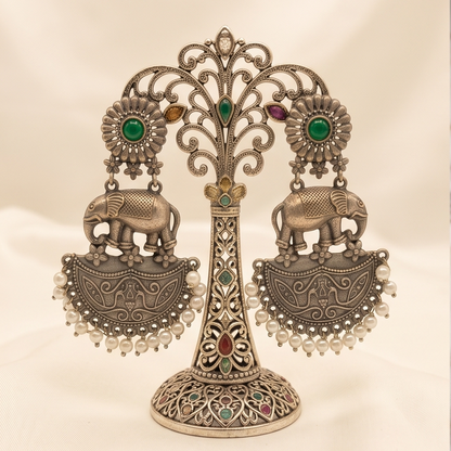 DIVYORO GREEN ELEPHANT CHANDELIERS