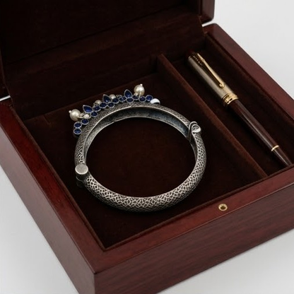 DIVYORO BLUE STONE PEARL KADA