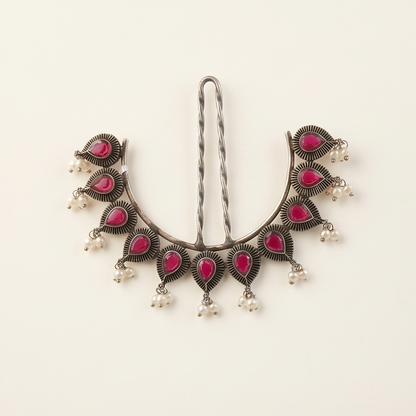DIVYORO PINK STONE CHAND JUDA-PIN