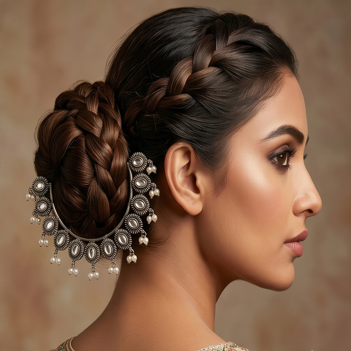 DIVYORO KUNDAN PEARL JUDA PIN