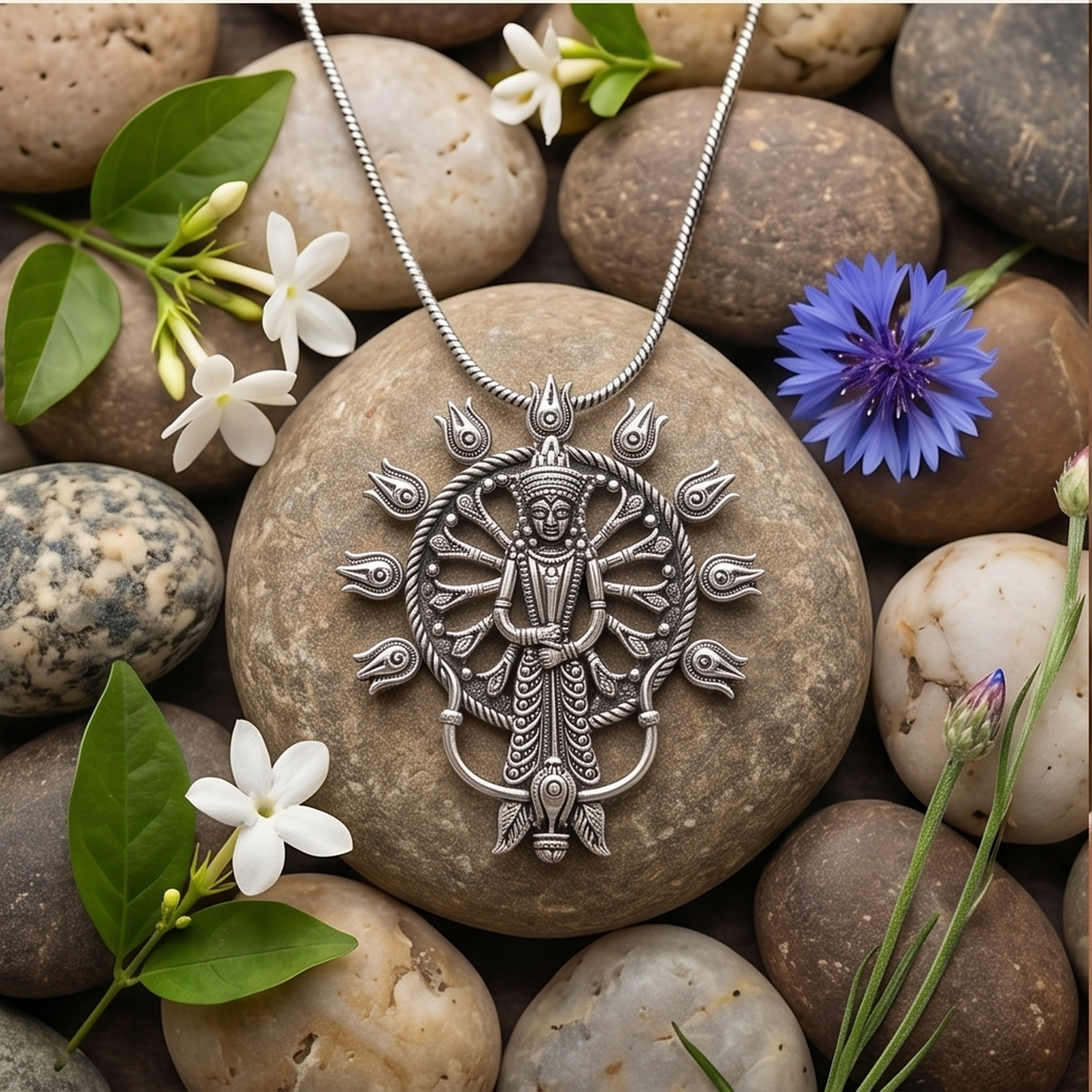 DIVYORO MAA DURGA WHEEL PENDANT