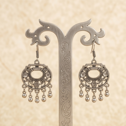 DIVYORO SILVER FILIGREE DROPS