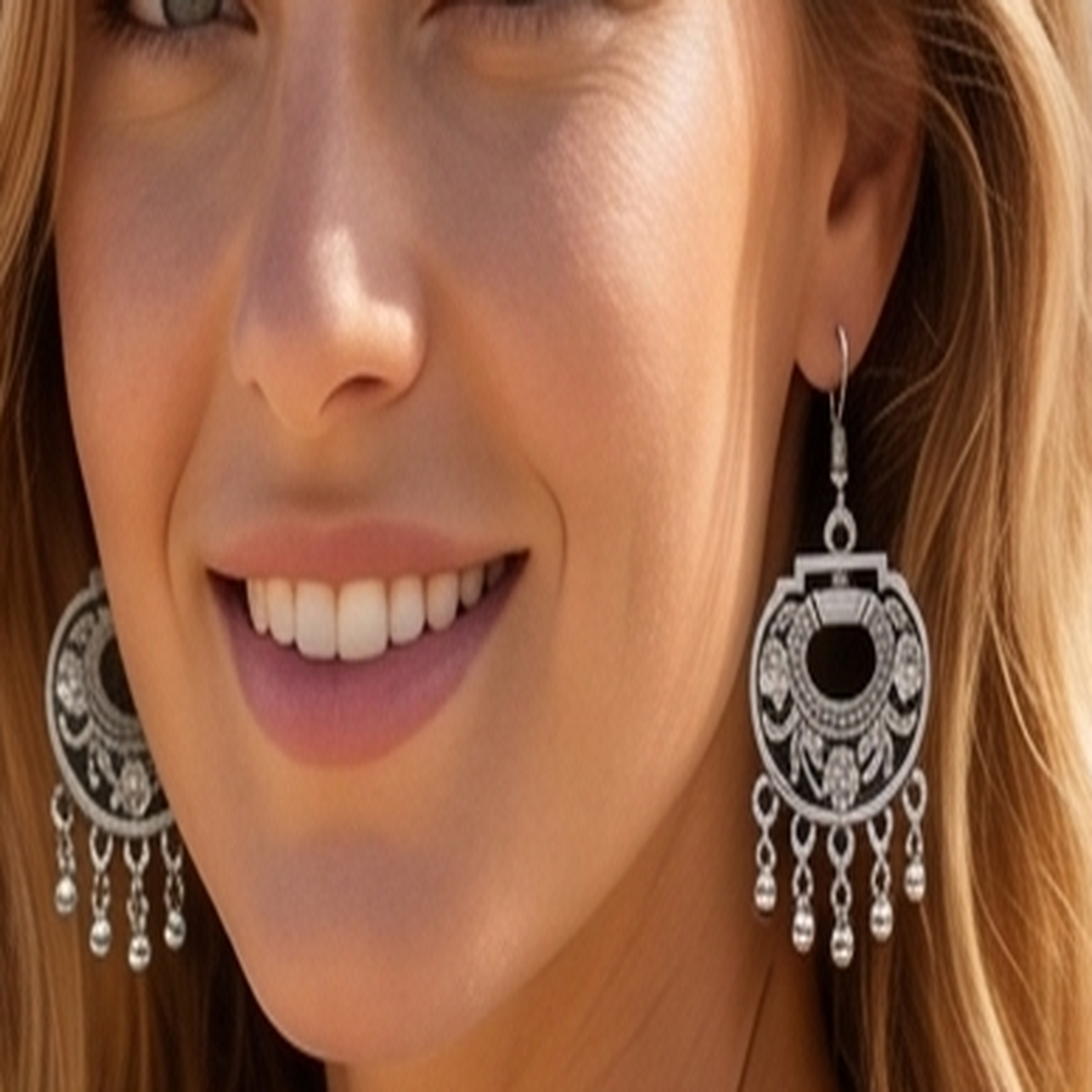 DIVYORO SILVER FILIGREE DROPS