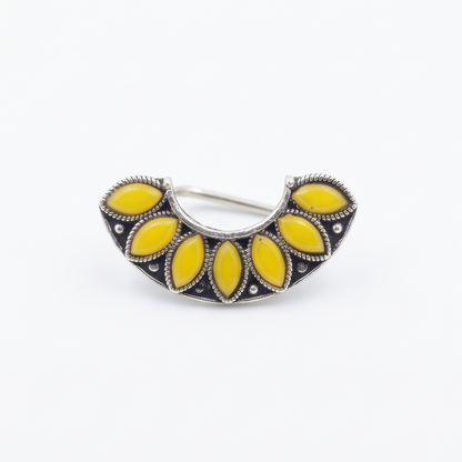 Divyoro Golden Flora Vintage NosePin