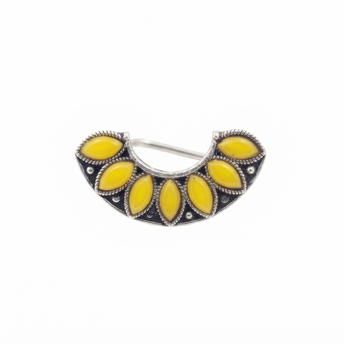 Divyoro Golden Flora Vintage NosePin