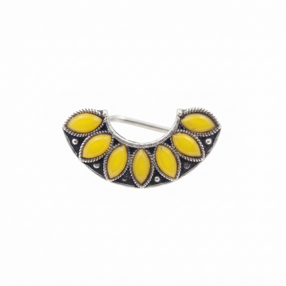 Divyoro Golden Flora Vintage NosePin