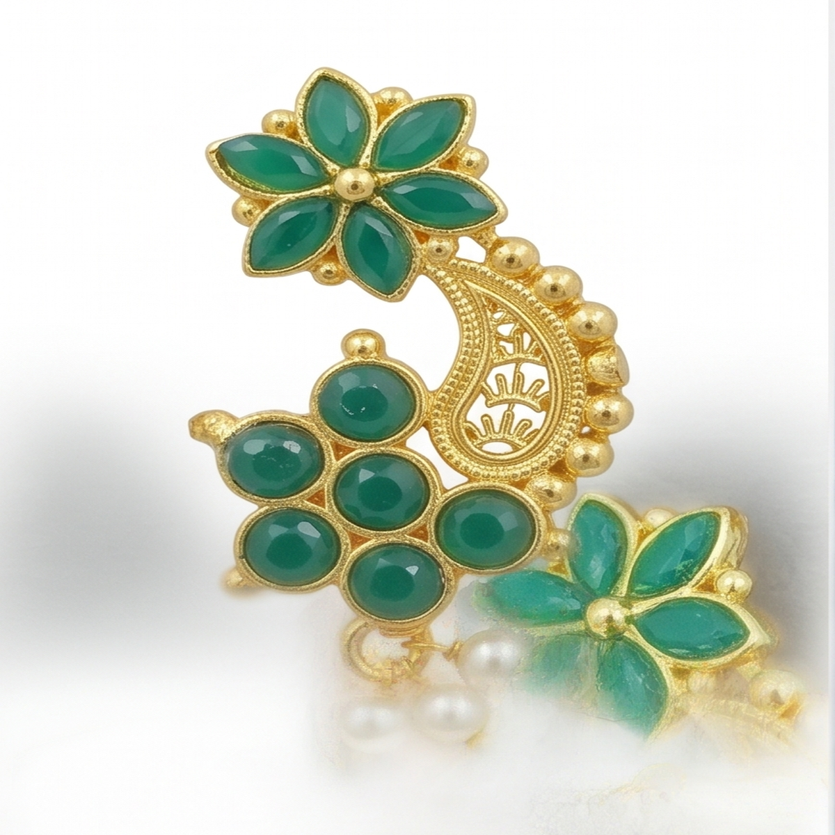 Divyoro Royal Green Flora Crescent Nath