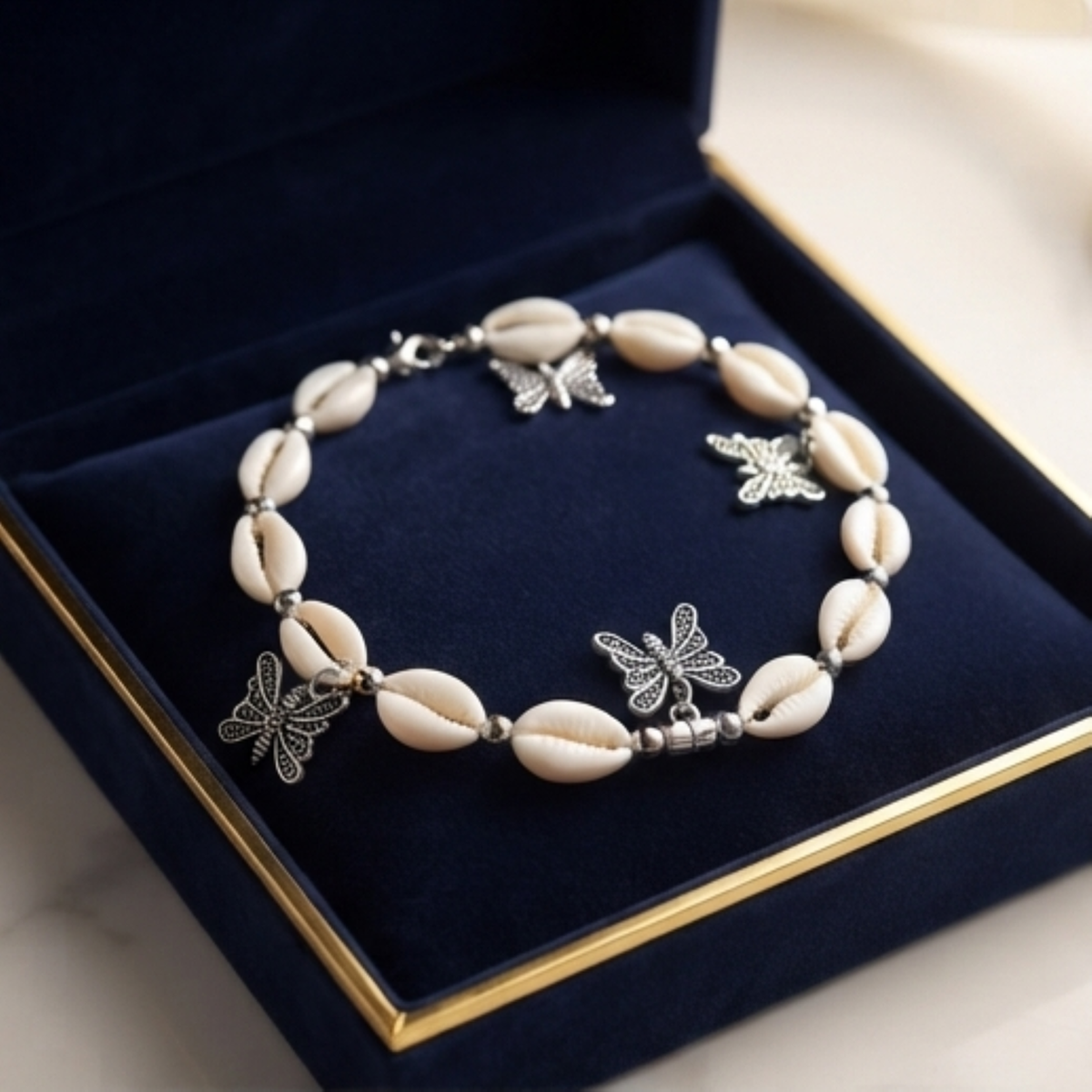 Divyoro boho style charm anklet