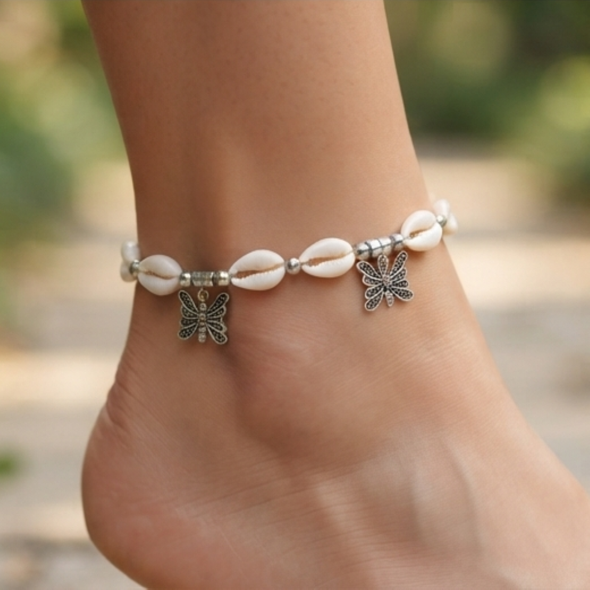 Divyoro boho style charm anklet