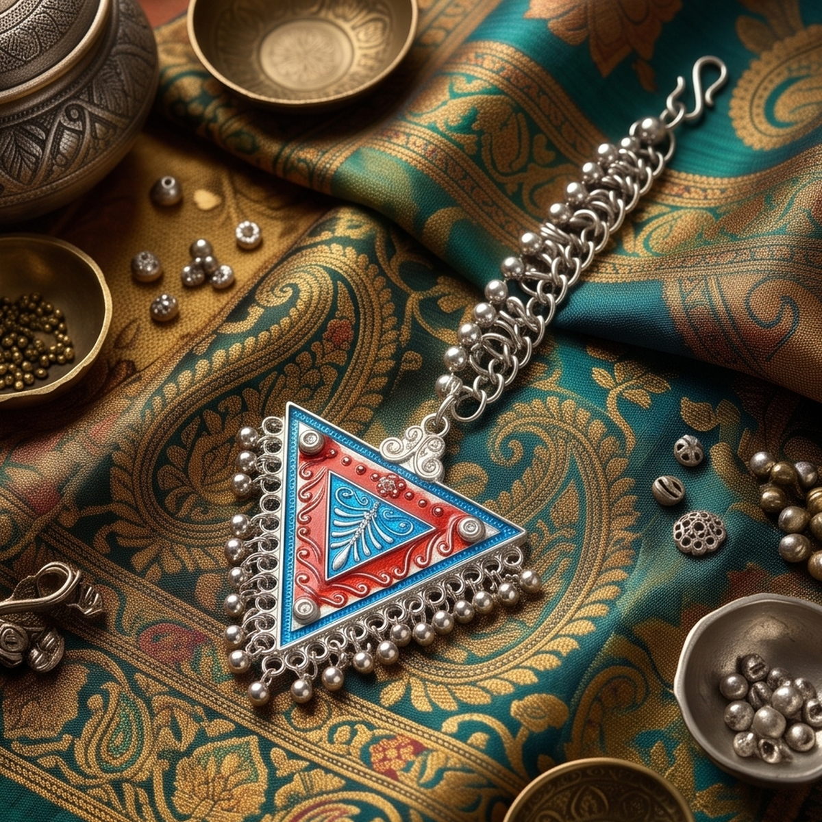DIVYORO ENAMEL TRIANGLE MAANGTIKKA