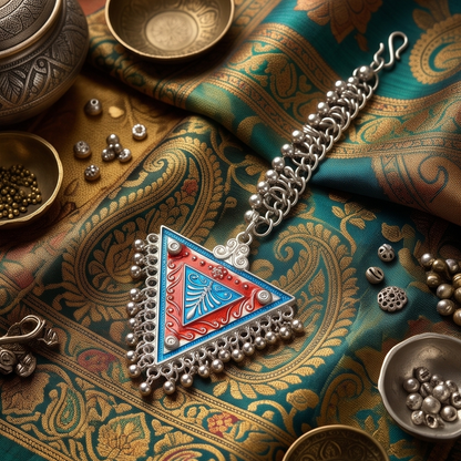 DIVYORO ENAMEL TRIANGLE MAANGTIKKA