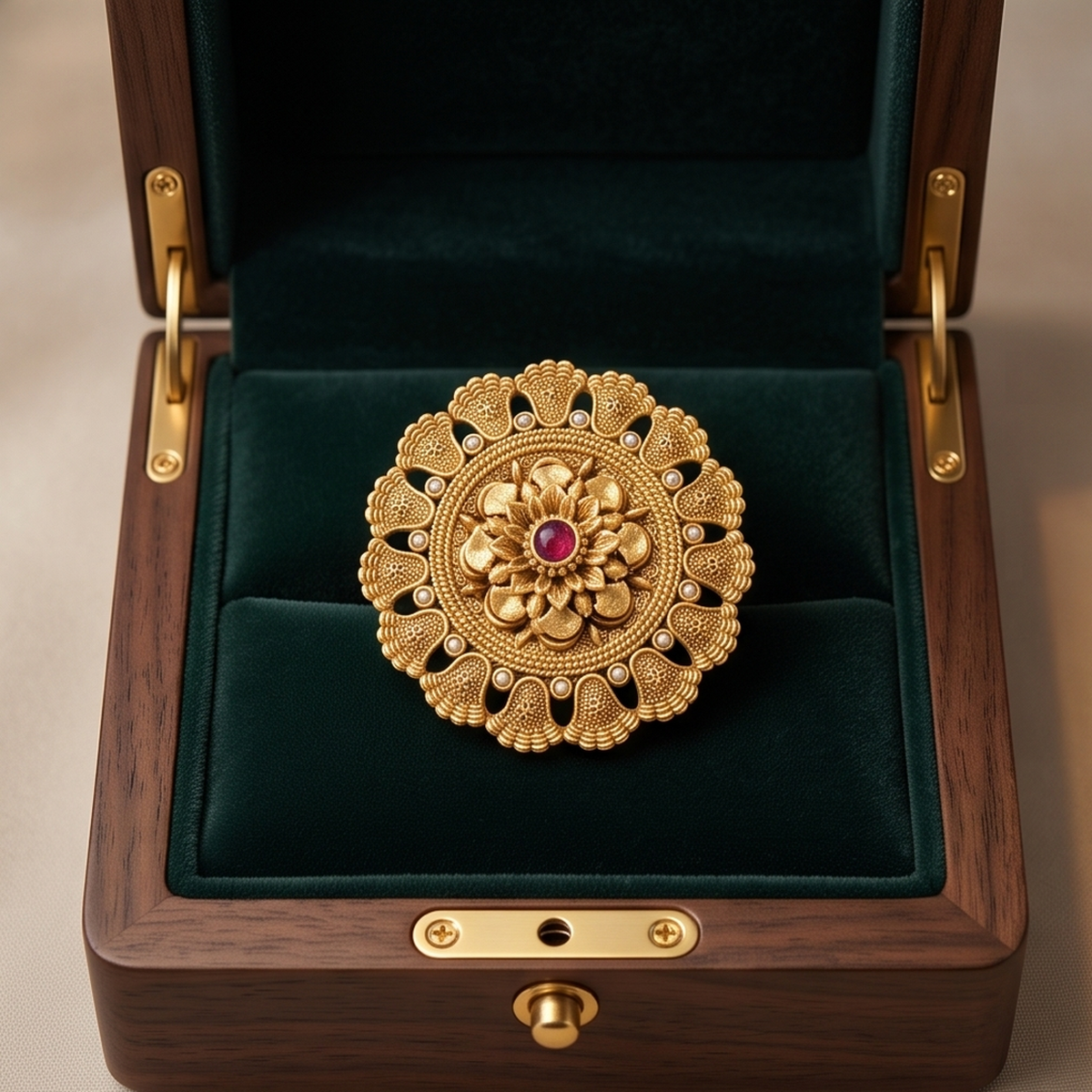 DIVYORO RUBY RING