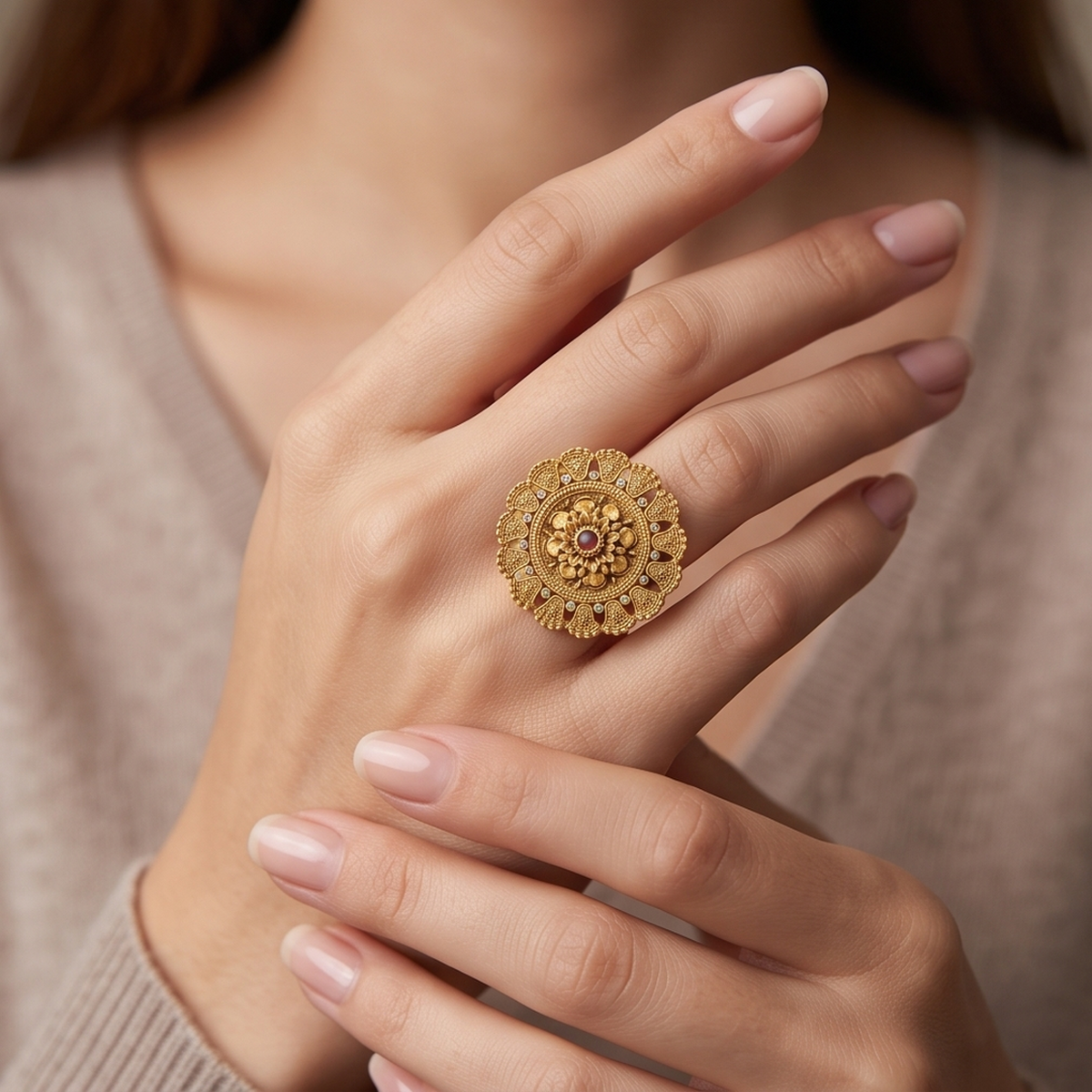 DIVYORO RUBY RING
